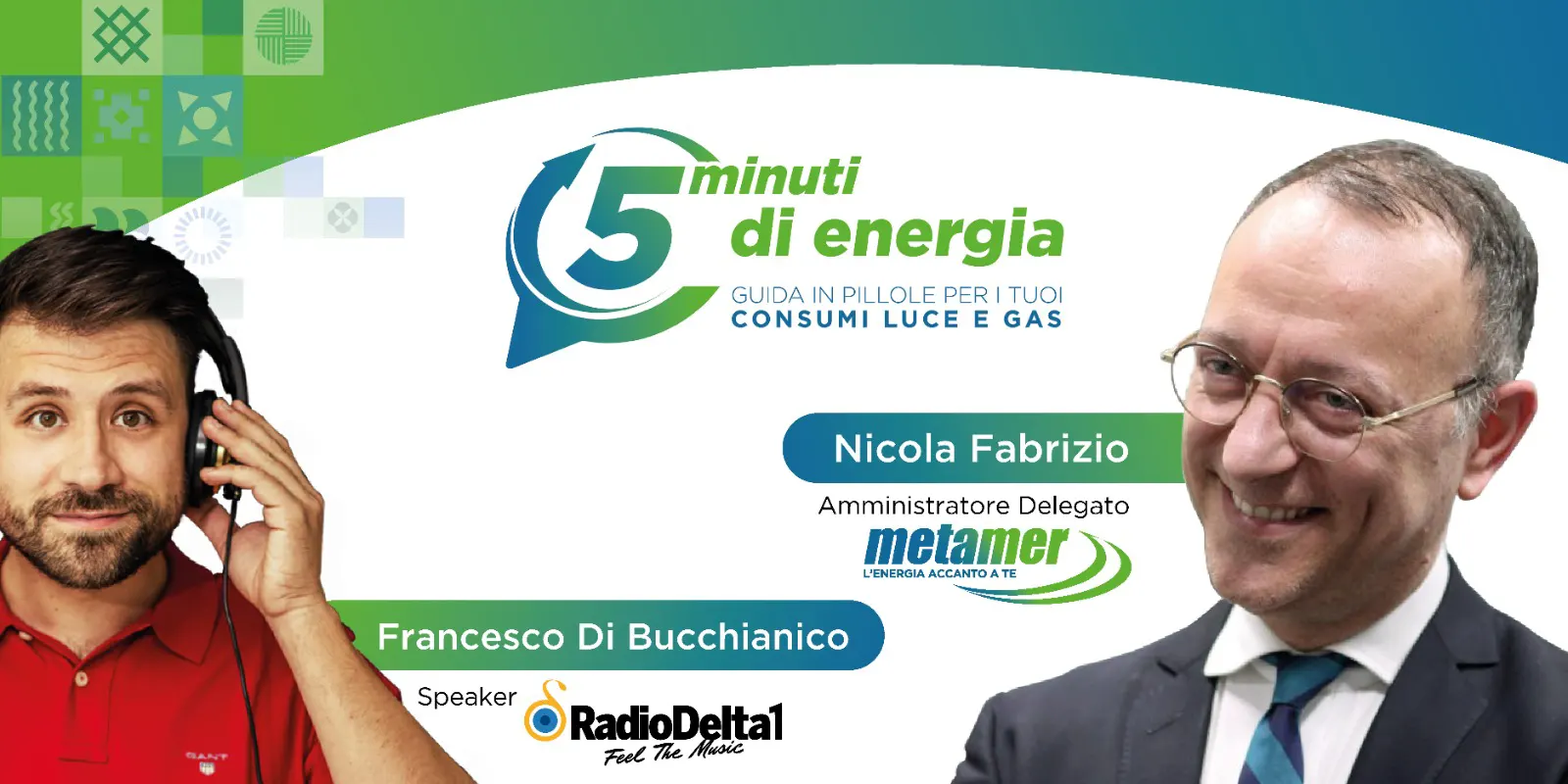5 minuti di energia con Francesco Di Bucchianico e Nicola Fabrizio su Radio Delta 1
